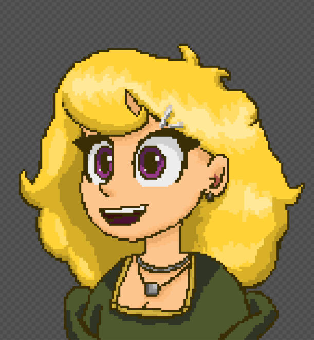 Medieval Girl (Pixelated)